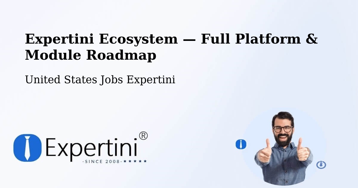 Expertini Ecosystem — Full Platform & Module Roadmap – Sidney